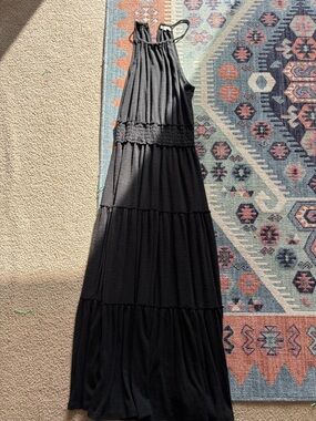 Z Supply Black Tiered Maxi Dress